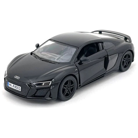 KiNSMART automobilis, 2020 Audi R8 Coupé, juodas