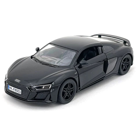 kinsmart-automobilis-2020-audi-r8-coupeacute-juodas_1283 KiNSMART automobilis, 2020 Audi R8 Coupé, juodas