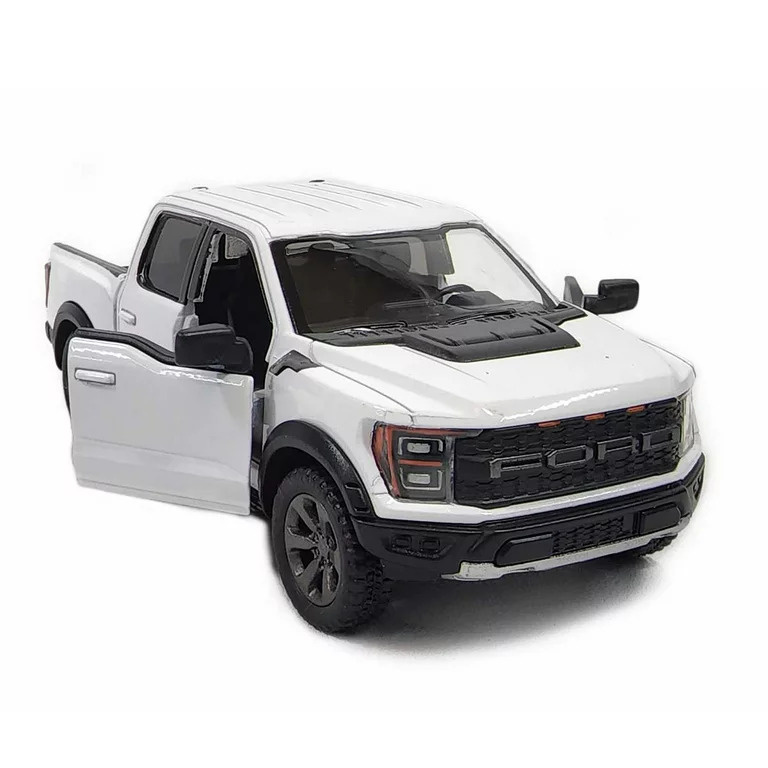 kinsmart-automobilis-2022-ford-f-150-raptor-baltas_1287 KiNSMART automobilis, 2022 Ford F-150 Raptor, baltas