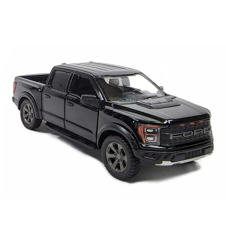 kinsmart-automobilis-2022-ford-f-150-raptor-juodas_1286 KiNSMART automobilis, 2022 Ford F-150 Raptor, juodas