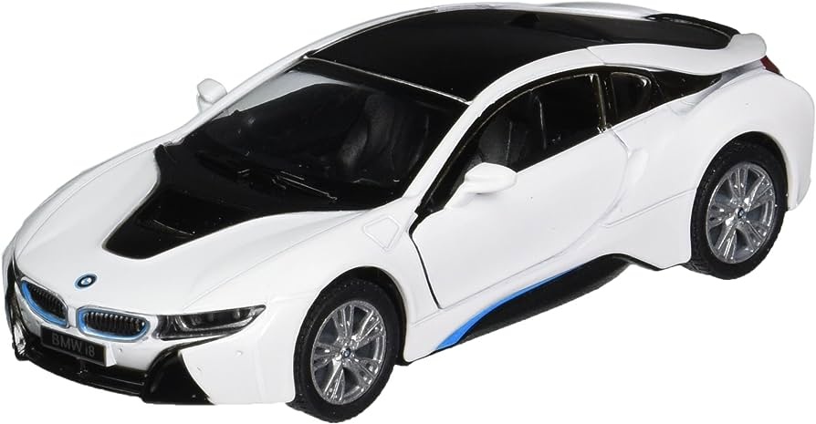 kinsmart-automobilis-bmw-i8-baltas_1275 KiNSMART automobilis, BMW i8, baltas