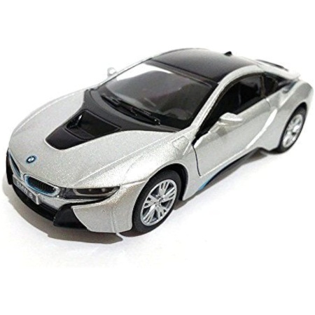 kinsmart-automobilis-bmw-i8-sidabrinis_1273 KiNSMART automobilis, BMW i8, sidabrinis