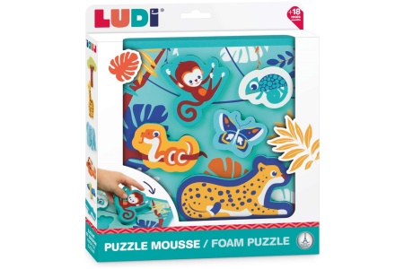LUDI dėlionė pagal formas Safari