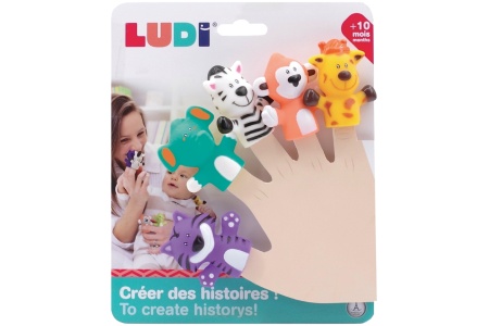 LUDI pirščiukų žaidimas Safari gyvūnai