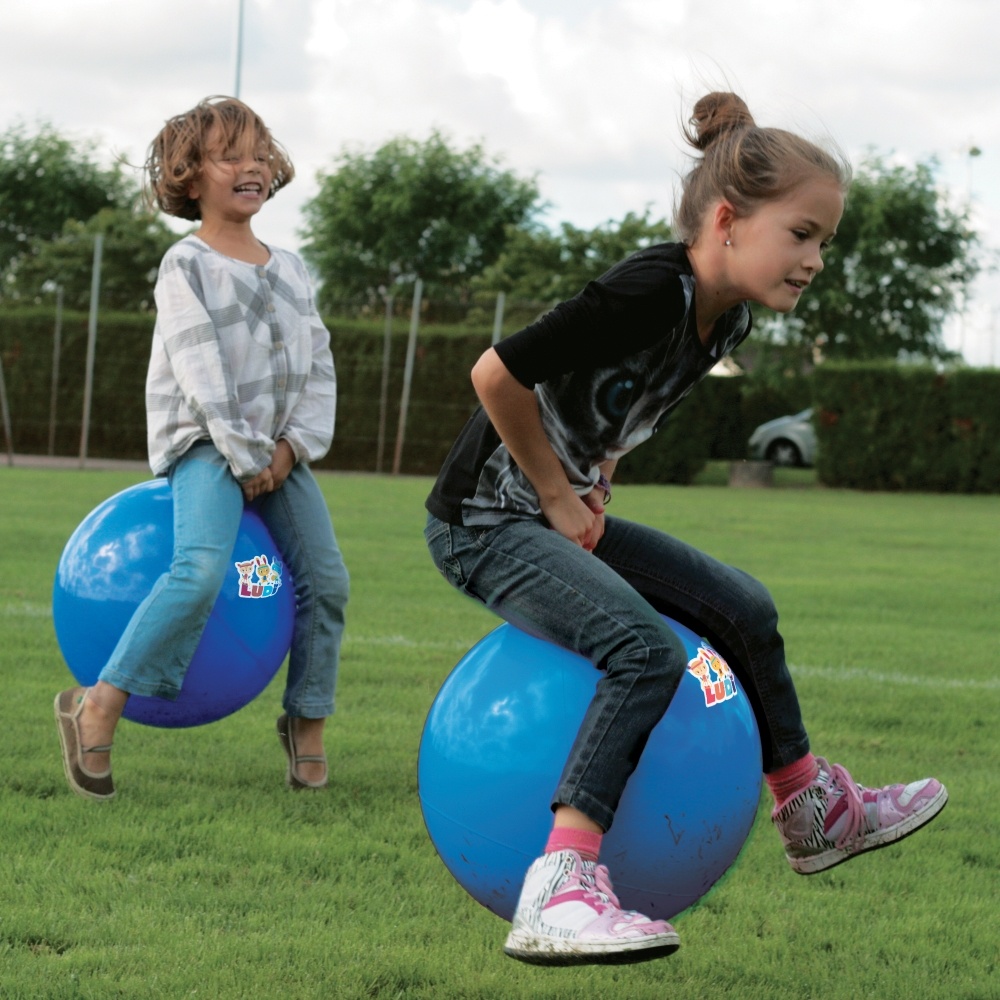 LUDI šokinėjimo kamuolys, mėlynas 45 cm - Image 6