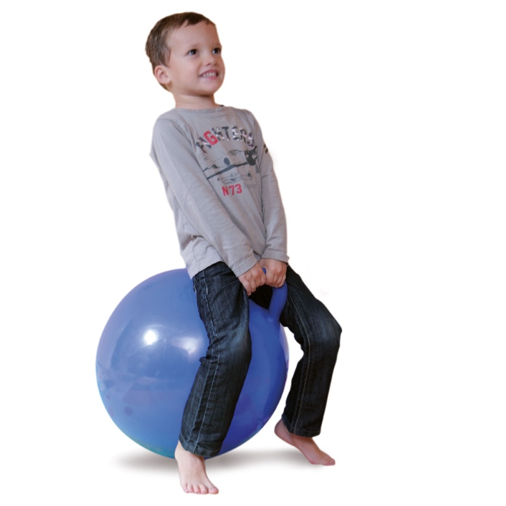 LUDI šokinėjimo kamuolys, mėlynas 45 cm - Image 5