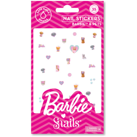 Barbie Snails nagų lipdukai, Barbie™ and Pets
