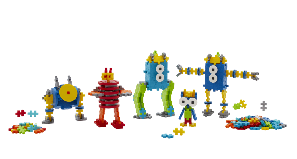 Plus Plus konstruktorius, Mokausi statyti robotus, 250 det. - Image 4