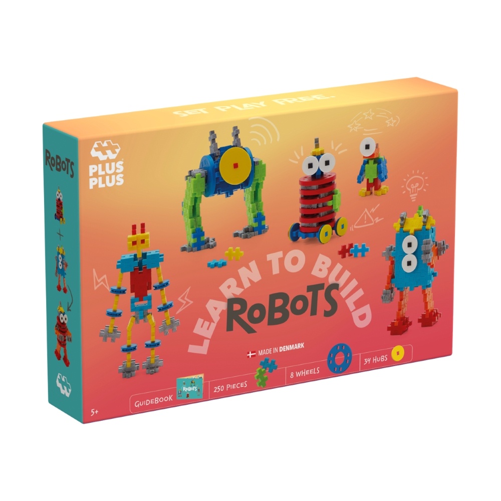 Plus Plus konstruktorius, Mokausi statyti robotus, 250 det. - Image 2