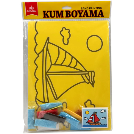 red-castle-sand-boat_1752846662 Red Castle kūrybinis smėlio rinkinys, 275x205 mm, Laivelis