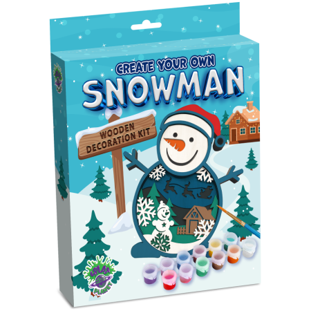 snowman2_1761227935 Splat Planet 3D medinis paveikslas, Sniego senis