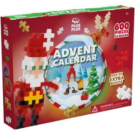 3973adventcalendarfrontsleevepng_1727084427 Plus Plus konstruktorius, Advento Kalendorius, Kalėdų senelio pasaulis