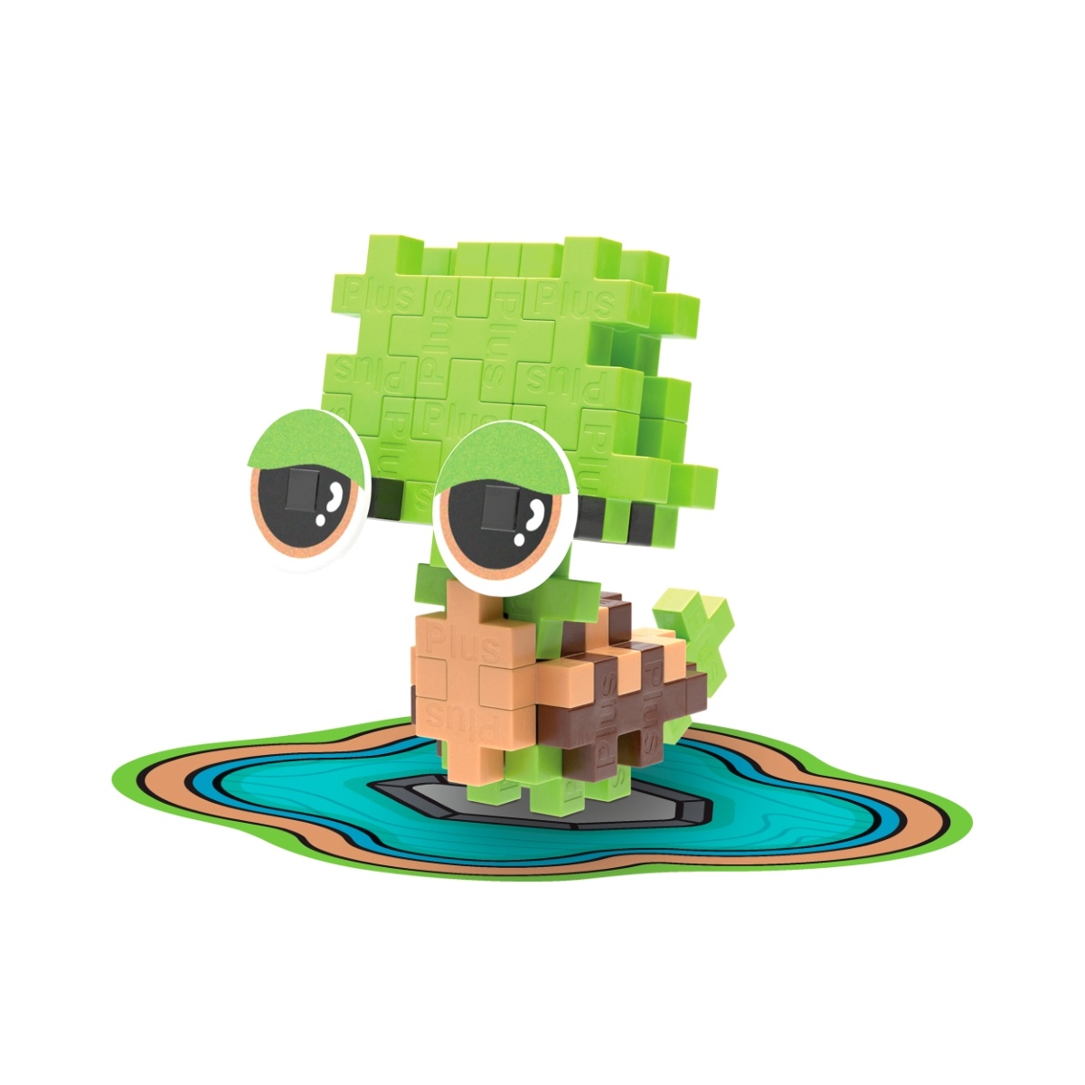 4371-pp-pet-packettired-turtlebuildmat_1784009586 Plus Plus konstruktorius GYVŪNĖLIS - apsnūdęs vėžliukas