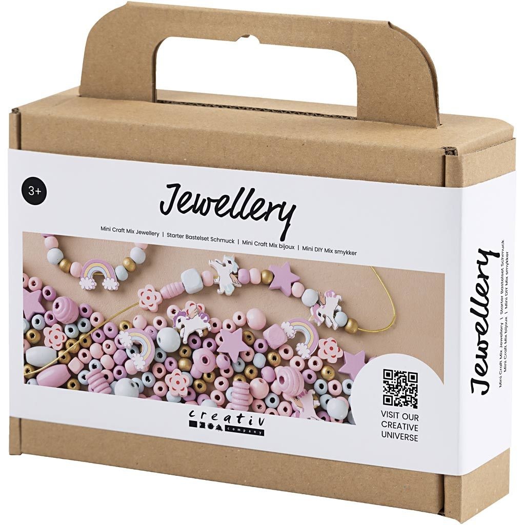 9775484_1759490391 Creativ papuošalų gaminimo rinkinys, pastelinių spalvų