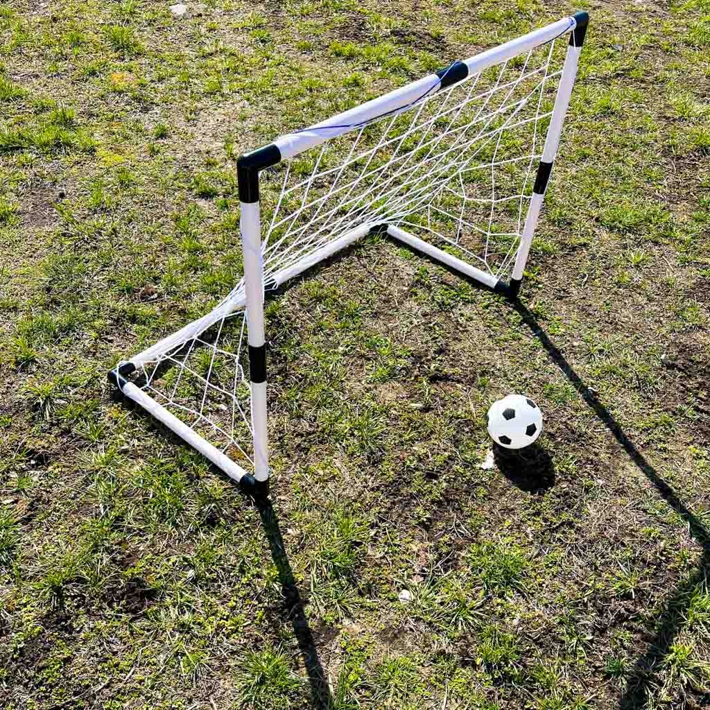Bramka-pilkarska-do-pilki-noznej-dla-dzieci-treningowa-95-x-48-x-70-cm-168401 Vaikiški treniruočių futbolo vartai 2vnt 95 x 48 x 70 cm