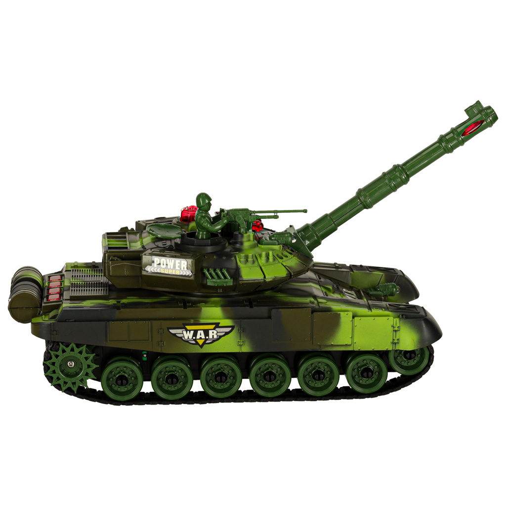 Czolg-zdalnie-sterowany-na-pilota-RC-War-Tank-9993-2-4-GHz-kamuflaz-lesny-174724 RC karo tankas 9993 2,4 GHz miško kamufliažas