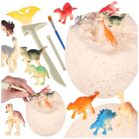 Dinozaury-wykopaliska-jajko-dinozaura-12-figurek-zestaw-archeologiczny-178734 Dinozaurai kasinėjimai XL dinozauro kiaušinis 12 figūrų archeologinis rinkinys