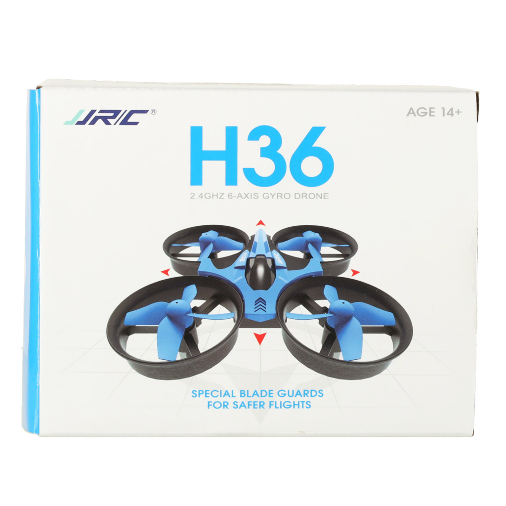 Dron-na-pilota-zdalnie-sterowany-RC-JJRC-H36-mini-2-4GHz-4CH-6-axis-czarny-145185 JJRC H36 mini 2.4GHz 4CH 6 ašių RC dronas juodas