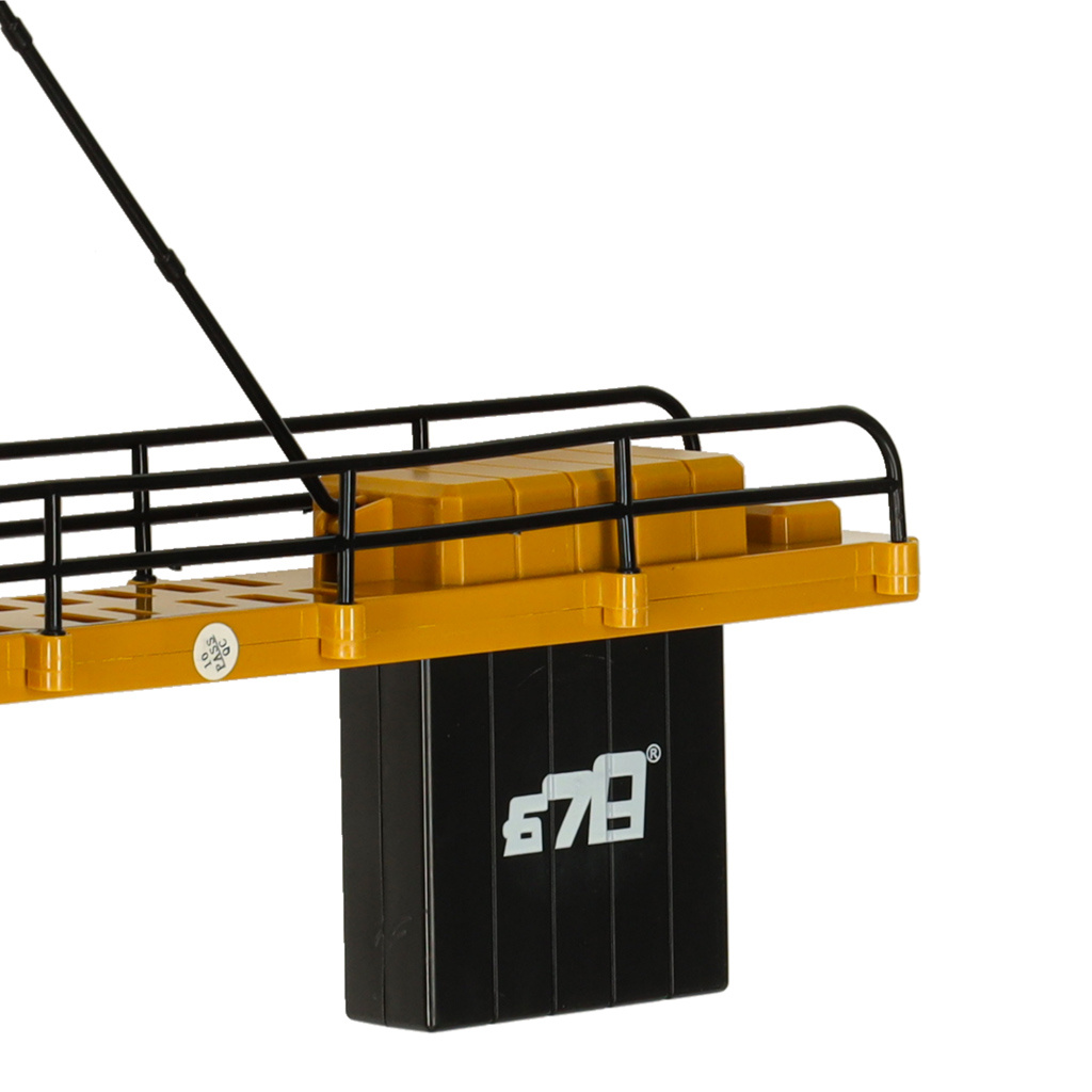 Dzwig-Zuraw-budowlany-zdalnie-sterowany-RC-z-hakiem-4CH-128cm-170939 RC kranas su kabliu 4CH 128cm
