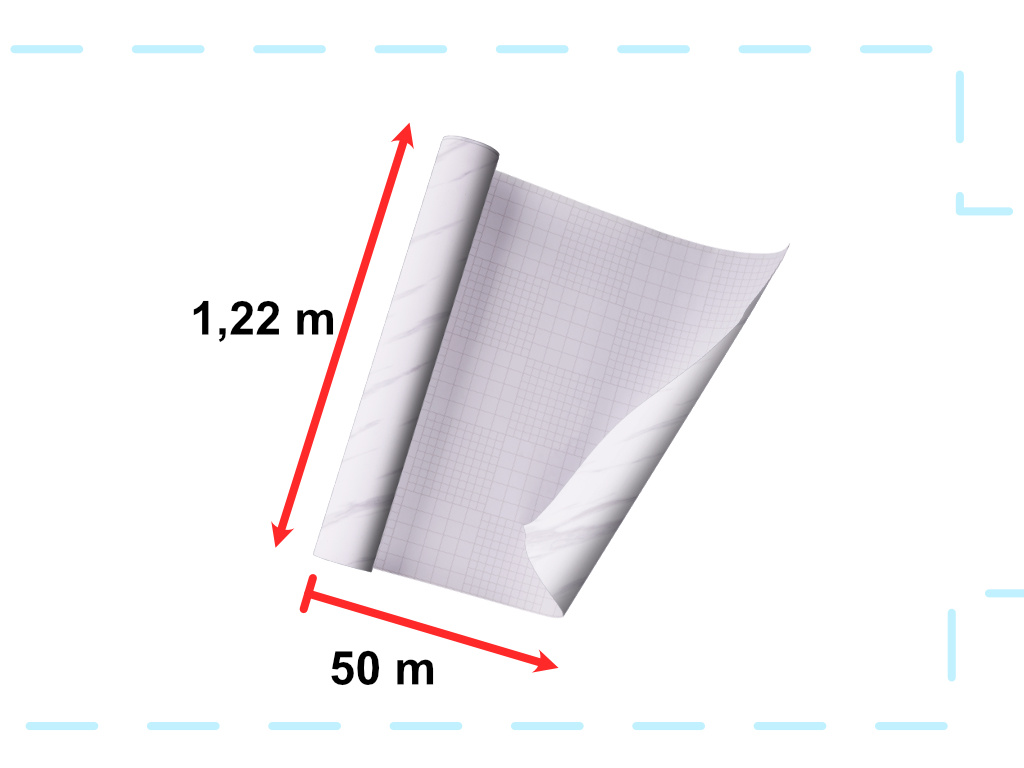 Lipnios plėvelės ritinėlis tapetų faneruotė baltas marmuras - džiazas 1,22x50m