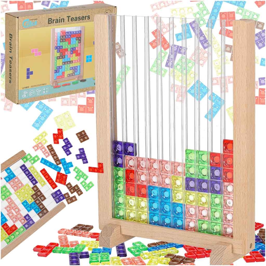 Gra-logiczna-ukladanka-z-klockow-stojaca-176778 Dėlionės tetris nuolatinis žaidimas