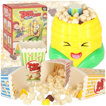 Gra-zrecznosciowa-Zlap-popcorn-kukurydza-kubeczki-4-graczy-173691 Arkadinis žaidimas Pagauti popkornų kukurūzų puodelius 4 žaidėjai