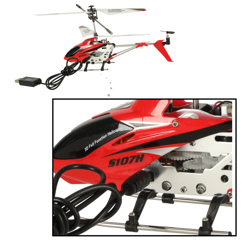 Helikopter-RC-SYMA-S107H-2-4GHz-RTF-czerwony-136808 SYMA S107H RC sraigtasparnis 2.4GHz RTF raudonos spalvos