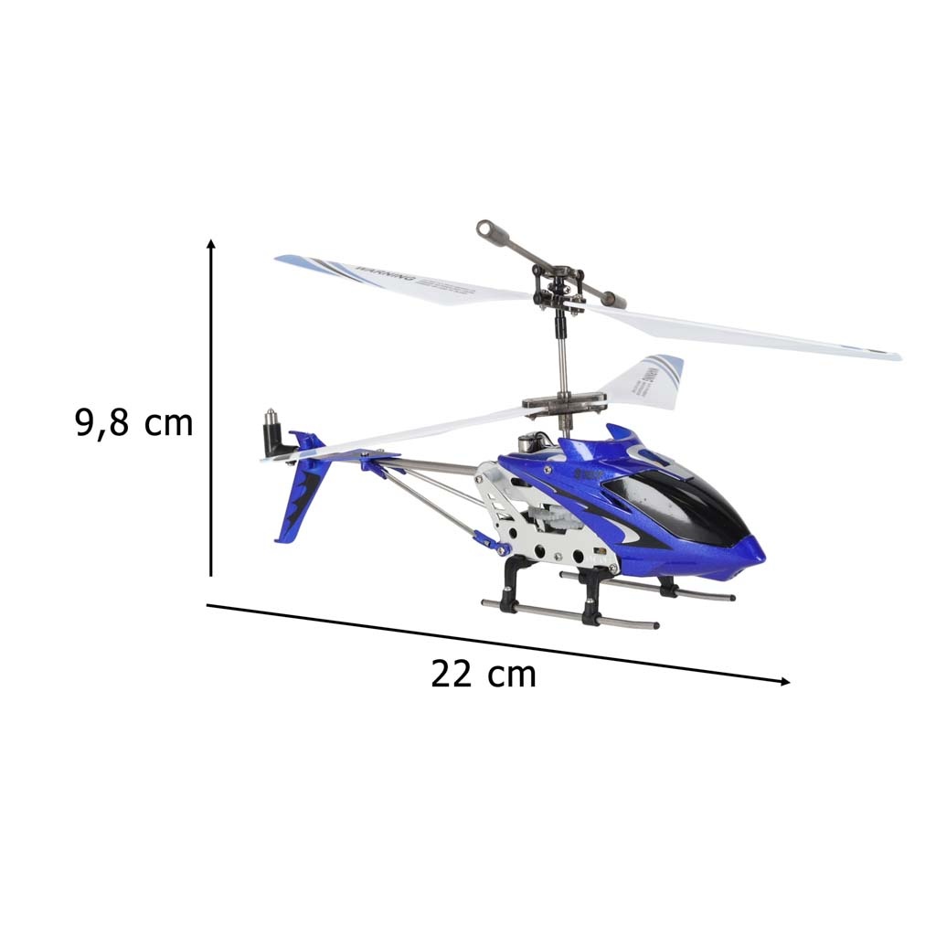 Helikopter-zdalnie-sterowany-na-pilota-RC-SYMA-S107G-niebieski-176051 SYMA S107G RC sraigtasparnis mėlynos spalvos