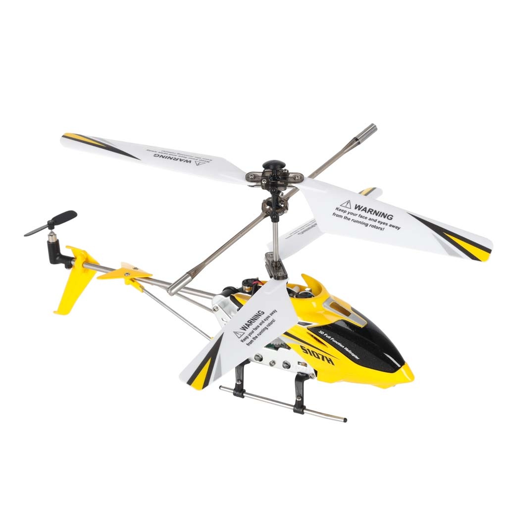 Helikopter-zdalnie-sterowany-na-pilota-RC-SYMA-S107H-2-4GHz-RTF-zolty-175910 SYMA S107H RC sraigtasparnis 2.4GHz RTF geltonos spalvos