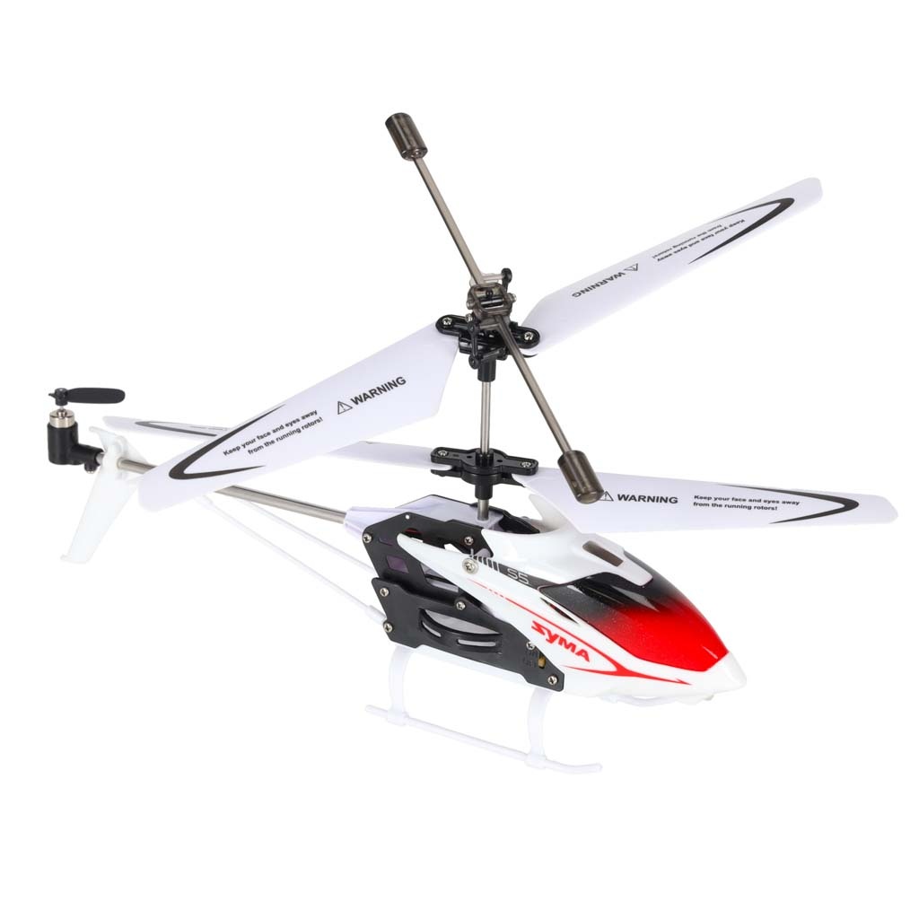 Helikopter-zdalnie-sterowany-na-pilota-RC-SYMA-S5-3CH-bialy-175931 SYMA S5 RC sraigtasparnis 3CH baltas