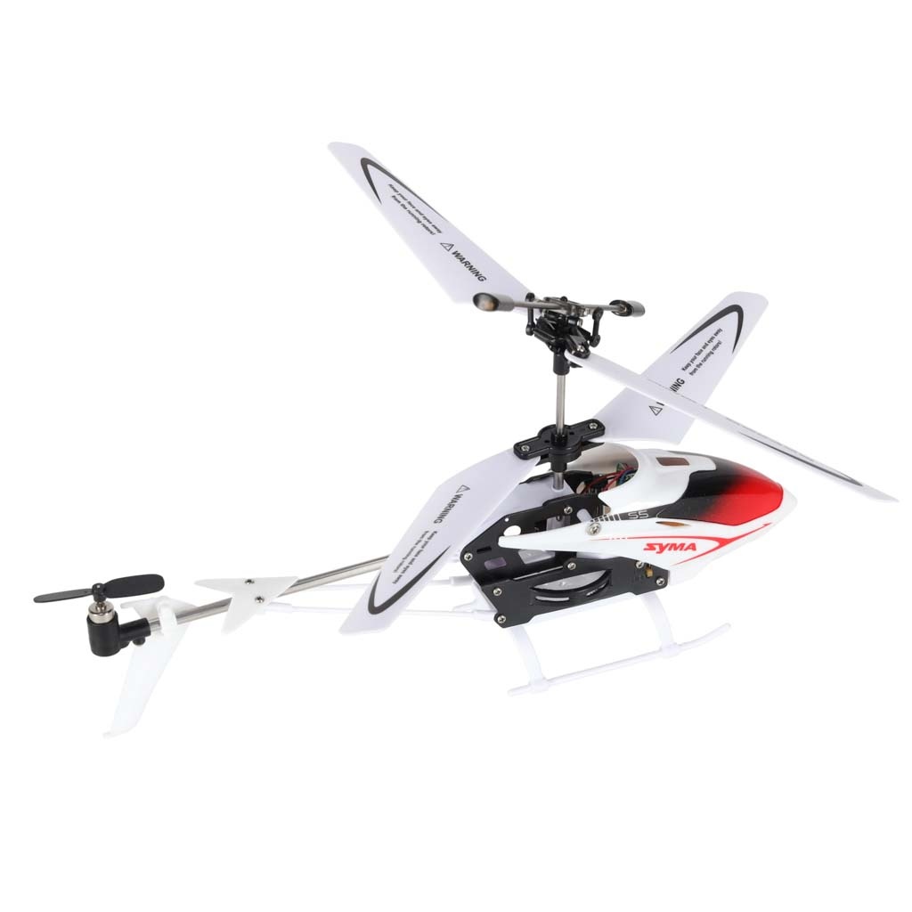 Helikopter-zdalnie-sterowany-na-pilota-RC-SYMA-S5-3CH-bialy-175933 SYMA S5 RC sraigtasparnis 3CH baltas