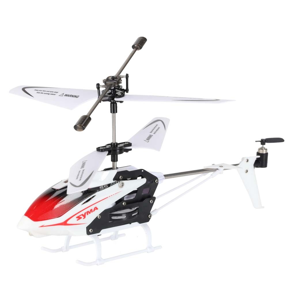 Helikopter-zdalnie-sterowany-na-pilota-RC-SYMA-S5-3CH-bialy-175936 SYMA S5 RC sraigtasparnis 3CH baltas