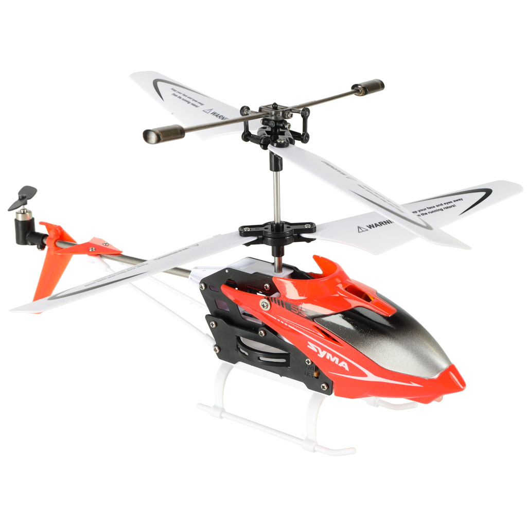 Helikopter-zdalnie-sterowany-na-pilota-RC-SYMA-S5-3CH-czerwony-146400 SYMA S5 RC sraigtasparnis 3CH raudonas