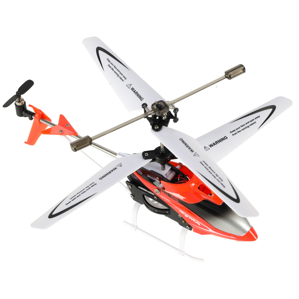 Helikopter-zdalnie-sterowany-na-pilota-RC-SYMA-S5-3CH-czerwony-146401 SYMA S5 RC sraigtasparnis 3CH raudonas