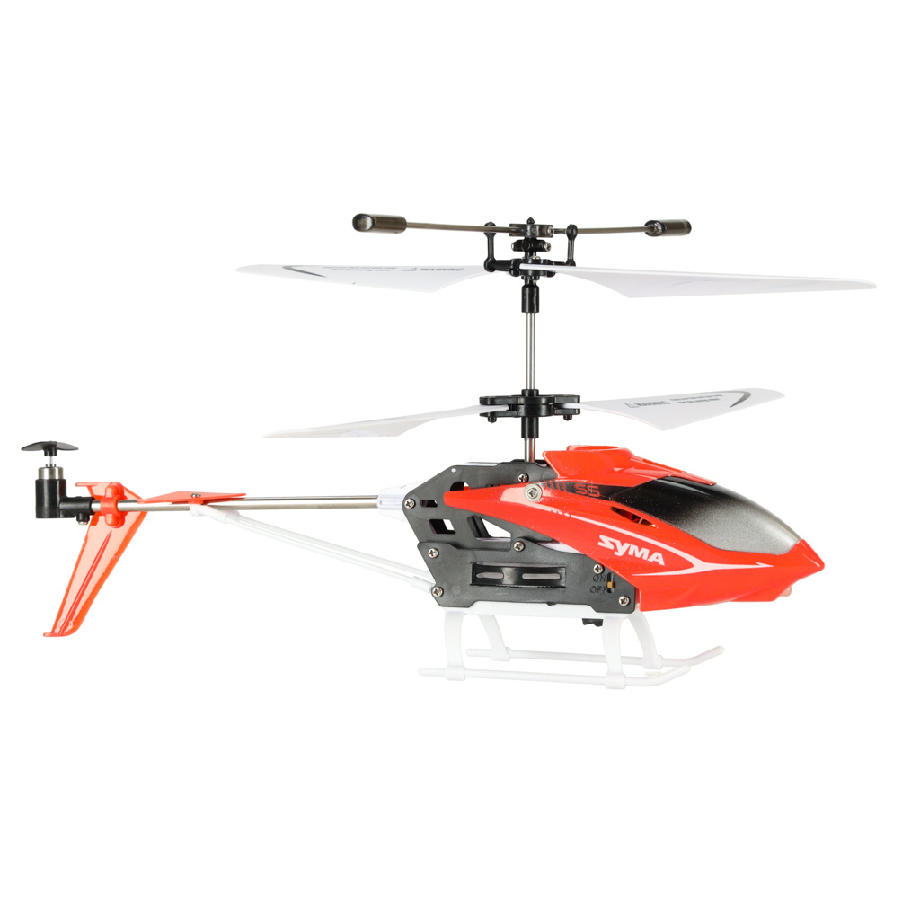 Helikopter-zdalnie-sterowany-na-pilota-RC-SYMA-S5-3CH-czerwony-146402 SYMA S5 RC sraigtasparnis 3CH raudonas