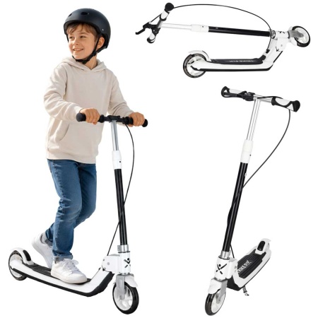 Hulajnoga-dla-dzieci-TRIKE-FIX-dwukolowa-LED-skladana-podwojne-hamulce-czarna-186851 TRIKE FIX vaikiškas dviejų ratų LED sulankstomas paspirtukas su dvigubais stabdžiais juodas
