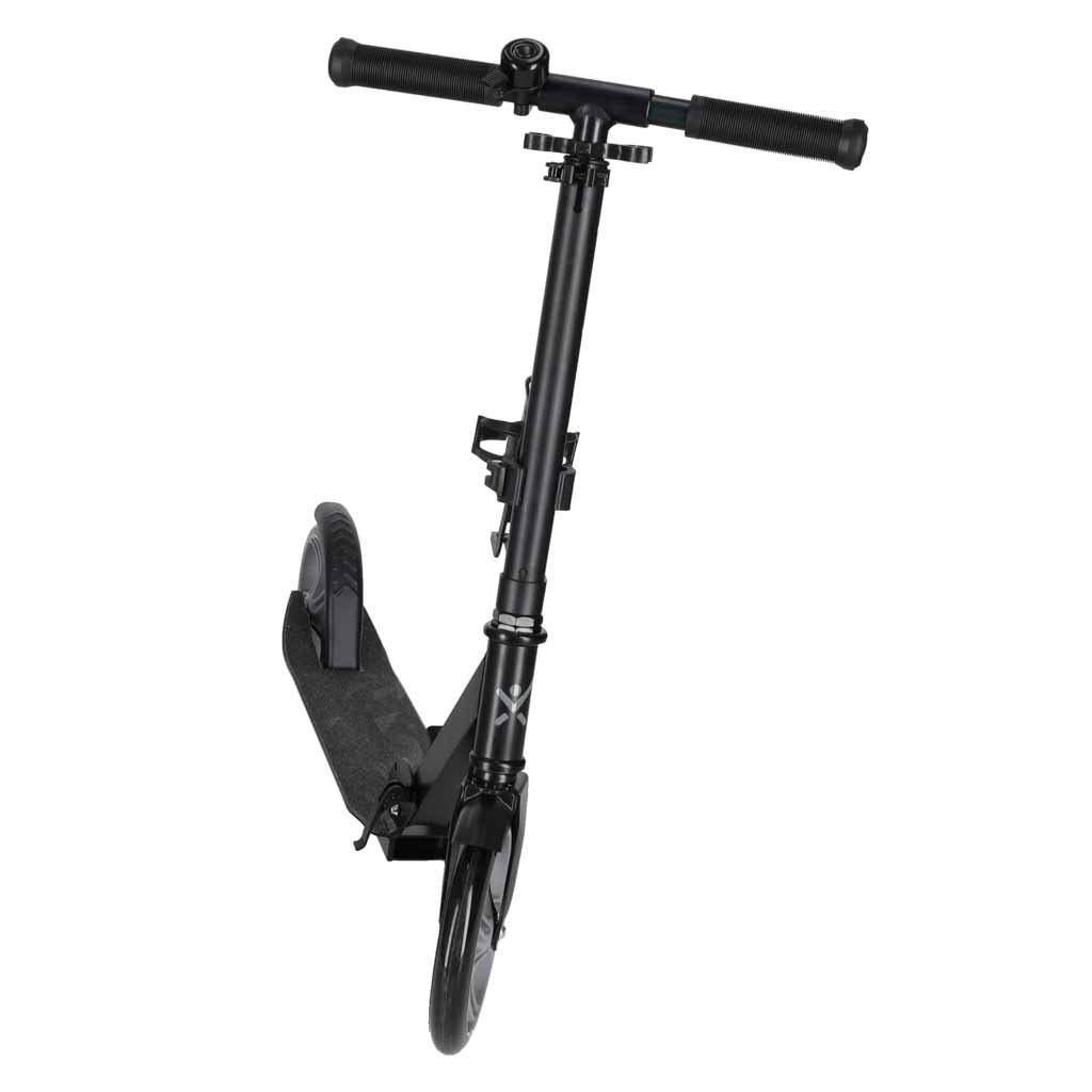 Hulajnoga-miejska-Trike-Fix-skladana-kola-200mm-szara-186444 Trike Fix miesto motoroleris sulankstomas 200 mm ratais juodas/pilkas