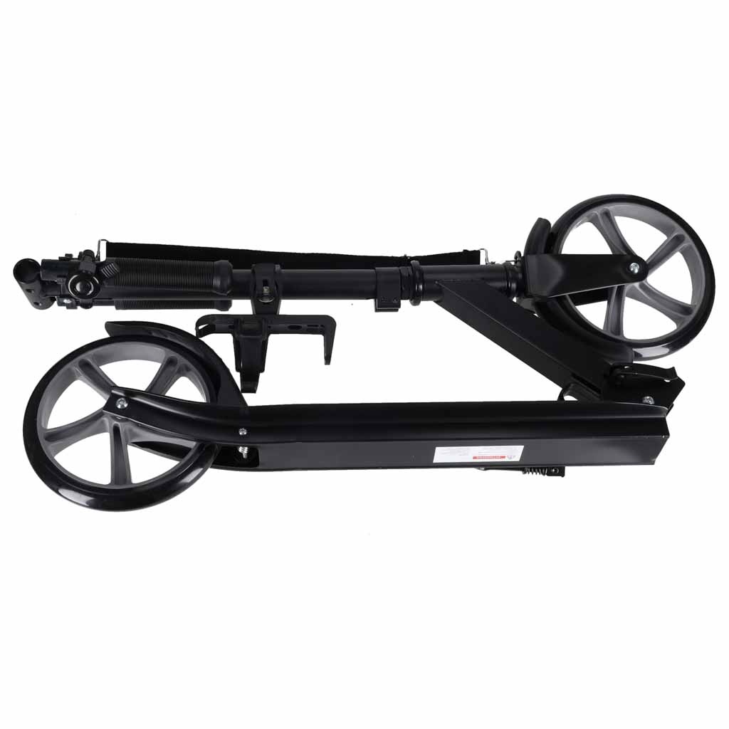 Hulajnoga-miejska-Trike-Fix-skladana-kola-200mm-szara-186445 Trike Fix miesto motoroleris sulankstomas 200 mm ratais juodas/pilkas