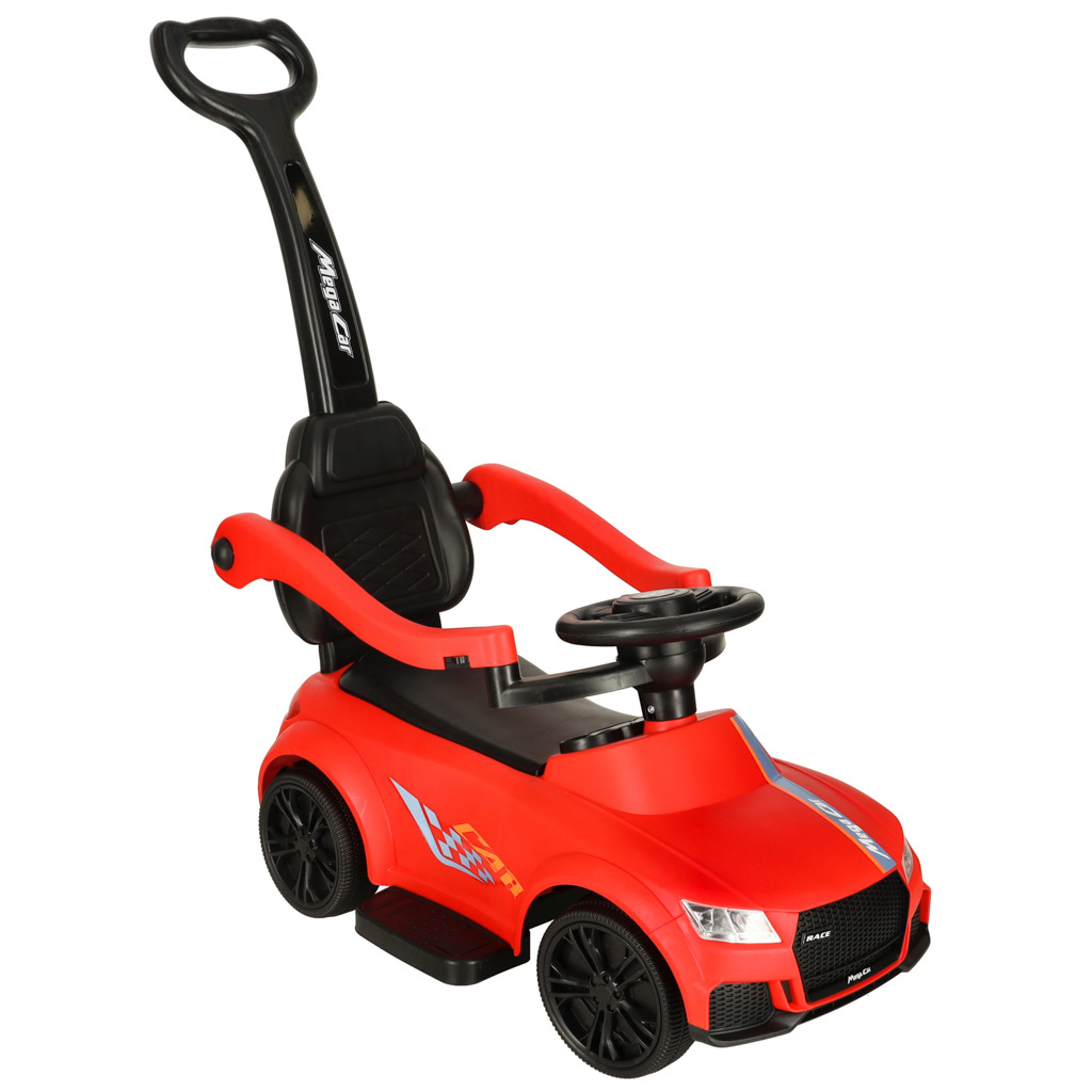 Jezdzik-pchacz-samochod-3w1-z-dzwiekiem-swiatlami-czerwony-156705 Automobilinis vežimėlis "3 viename" su garsu, šviesomis, raudona spalva