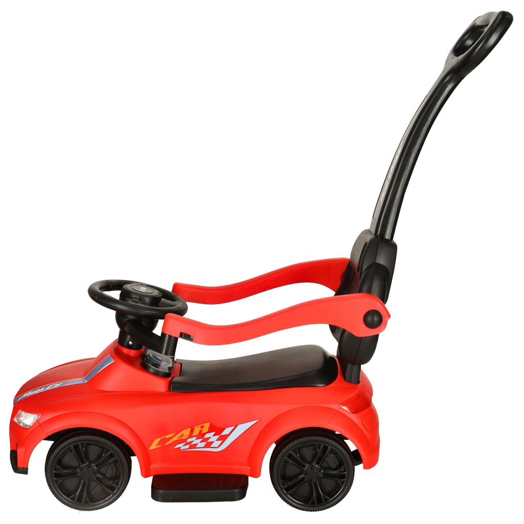 Jezdzik-pchacz-samochod-3w1-z-dzwiekiem-swiatlami-czerwony-156706 Automobilinis vežimėlis "3 viename" su garsu, šviesomis, raudona spalva