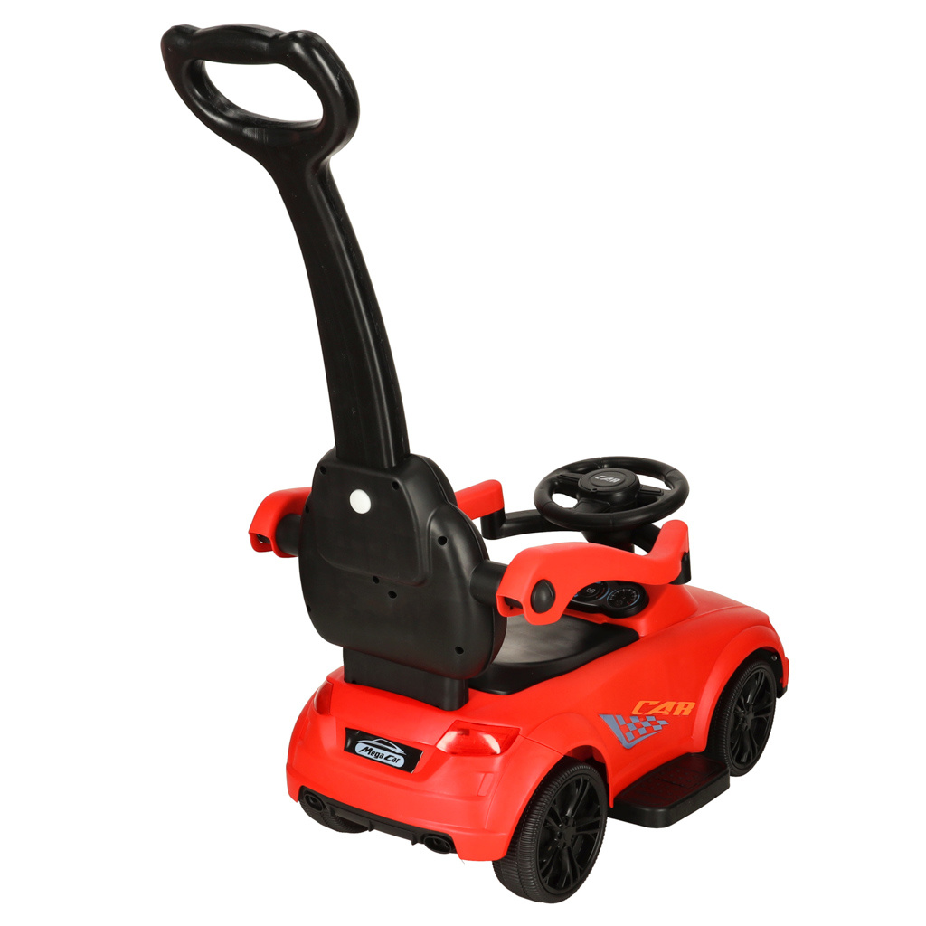 Jezdzik-pchacz-samochod-3w1-z-dzwiekiem-swiatlami-czerwony-156708 Automobilinis vežimėlis "3 viename" su garsu, šviesomis, raudona spalva