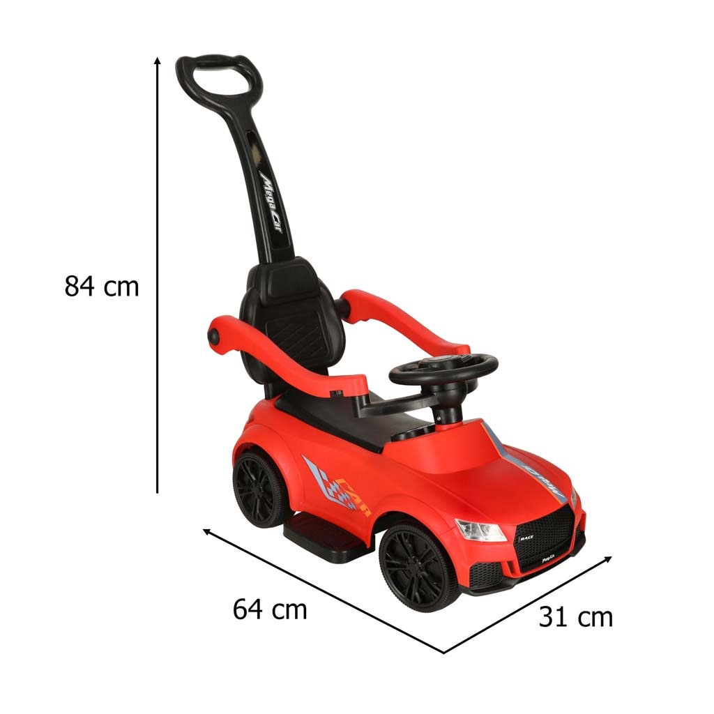 Jezdzik-pchacz-samochod-3w1-z-dzwiekiem-swiatlami-czerwony-178586 Automobilinis vežimėlis "3 viename" su garsu, šviesomis, raudona spalva