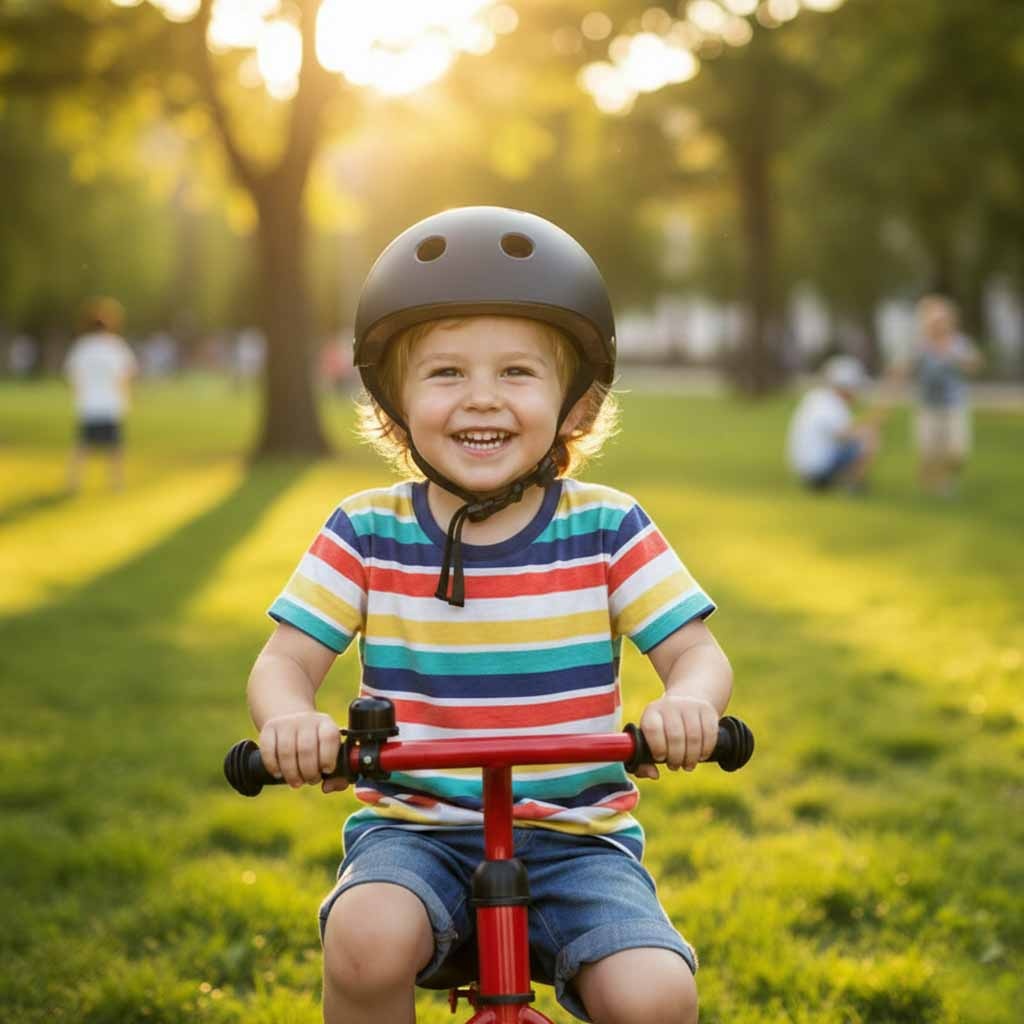 Kask-rowerowy-dla-dziecka-Trike-Fix-dzieciecy-regulowany-LED-M-55-58cm-czarny-182103 Trike Fix vaikiškas dviratininko šalmas reguliuojamas LED M 55-58cm juodas