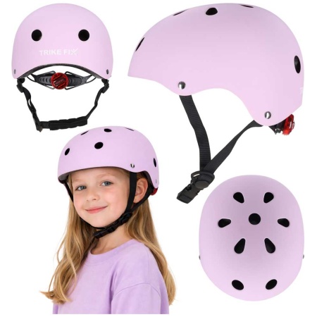 Kask-rowerowy-dla-dziecka-Trike-Fix-dzieciecy-regulowany-LED-M-55-58cm-fioletowy-184281 Trike Fix vaikiškas dviratininko šalmas reguliuojamas LED M 55-58cm violetinės spalvos