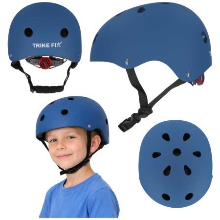Kask-rowerowy-dla-dziecka-Trike-Fix-dzieciecy-regulowany-LED-M-55-58cm-granatowy-184277 Trike Fix vaikiškas dviratininko šalmas reguliuojamas LED M 55-58cm tamsiai mėlynas