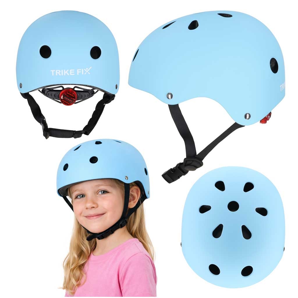 Kask-rowerowy-dla-dziecka-Trike-Fix-dzieciecy-regulowany-LED-M-55-58cm-niebieski-184269 Trike Fix vaikiškas dviratininko šalmas reguliuojamas LED M 55-58cm mėlynas