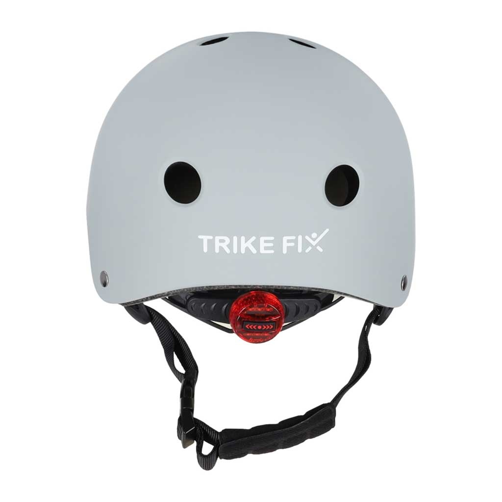 Kask-rowerowy-dla-dziecka-Trike-Fix-dzieciecy-regulowany-LED-M-55-58cm-szary-ciemny-184286 Trike Fix vaikiškas dviratininko šalmas reguliuojamas LED M 55-58cm tamsiai pilkas