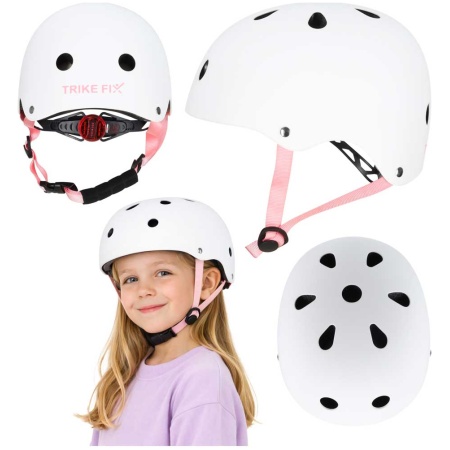Kask-rowerowy-dla-dziecka-Trike-Fix-dzieciecy-regulowany-LED-S-48-54cm-bialy-184272 Trike Fix vaikiškas dviratininko šalmas reguliuojamas LED S 48-54cm baltas