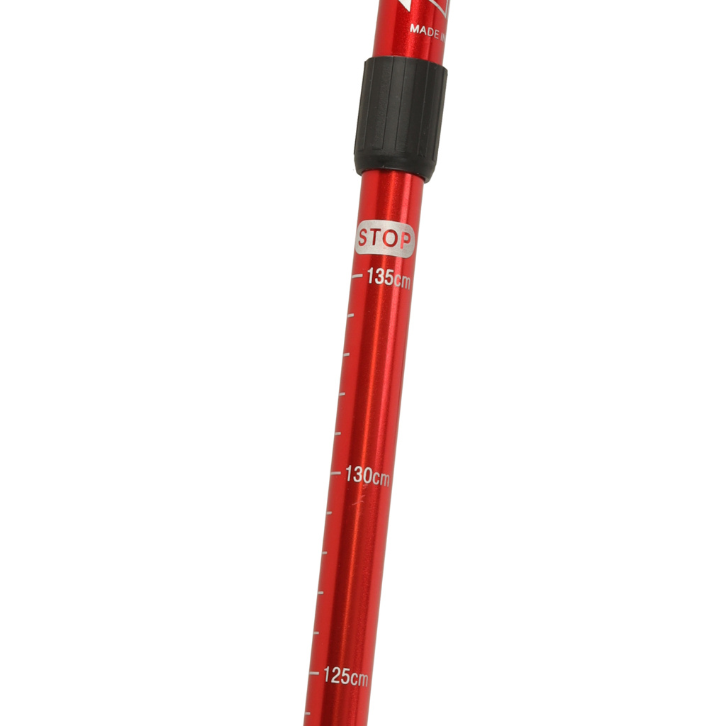 Kijki-kije-trekkingowe-do-nordic-walking-skladane-2-sztuki-czerwone-172817 Šiaurietiškojo ėjimo lazdos sulankstomos 2 vnt. raudonos spalvos