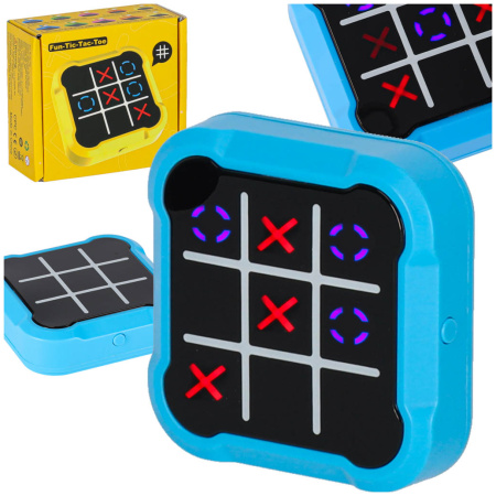 Kolko-krzyzyk-gra-elektroniczna-logiczna-tic-tac-toe-konsola-przenosna-niebieska-174446 Apskritimas kryžius kryžius elektroninis galvosūkių žaidimas tic tac toe nešiojamoji konsolė mėlyna